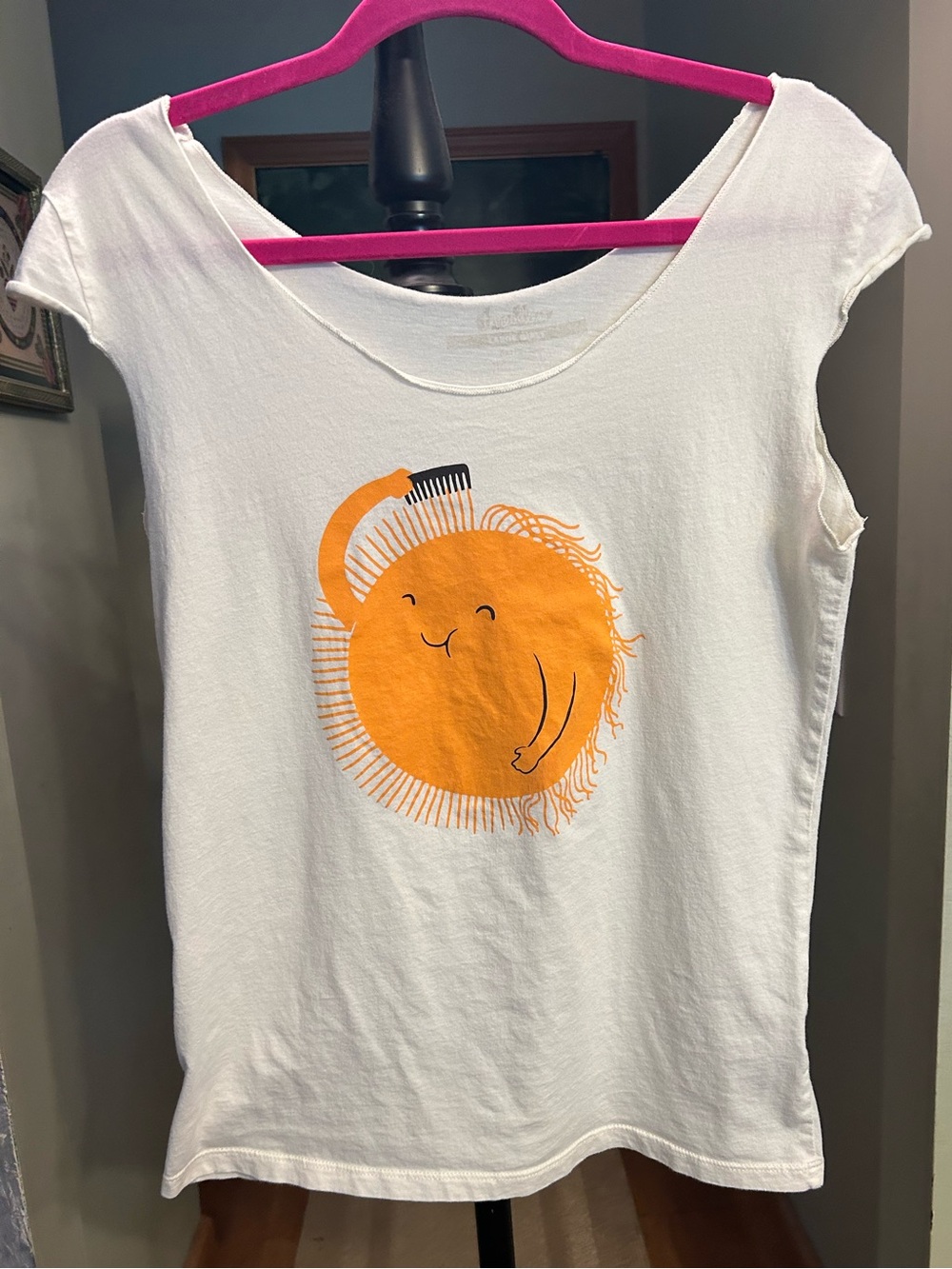 Threadless-Short Sleeve Boatneck Tee-Bad Hair